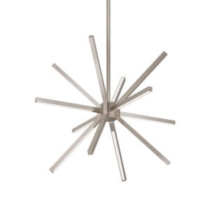 Sirius Minor 20-in Brushed Nickel LED Chandeliers
