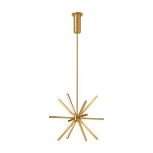 Sirius Minor 20-in Brushed Gold LED Chandeliers