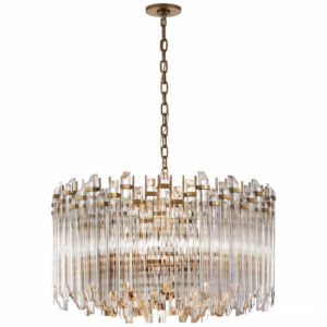 Adele Large Wide Drum Chandelier