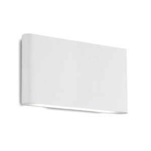 Slate 10-in White LED All terior Wall