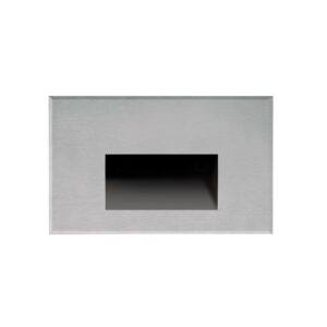 Sonic 3-in Brushed Nickel LED Exterior Low Voltage Wall/Step Lights
