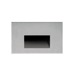 Sonic 3-in Brushed Nickel LED Exterior Wall/Step Lights
