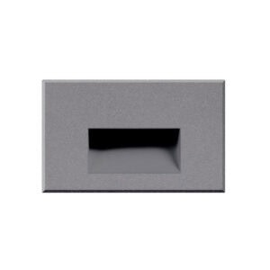 Sonic 3-in Gray LED Exterior Wall/Step Lights