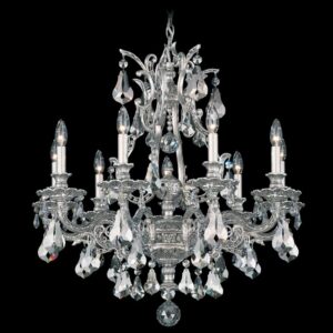 Sophia 9 Light 120V Chandelier in Etruscan Gold with Crystals from Swarovski��