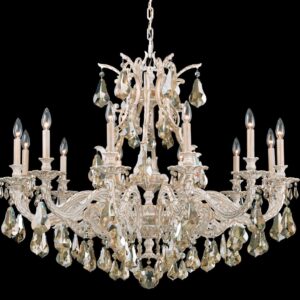 Sophia 12 Light 120V Chandelier in Etruscan Gold with Crystals from Swarovski��