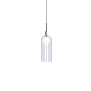 Stylo 4-in Chrome LED Pendant