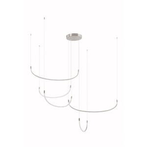 Talis 70-in Brushed Nickel LED Multi Pendant