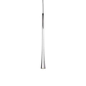 Taper 16-in Chrome LED Pendant