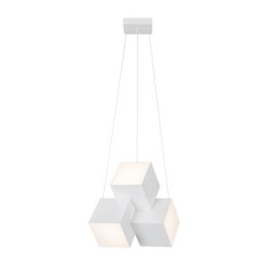 Tetra 16-in White LED Pendant