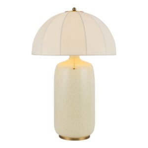 Crosby 18-in Brushed Gold Socket Table Lamp