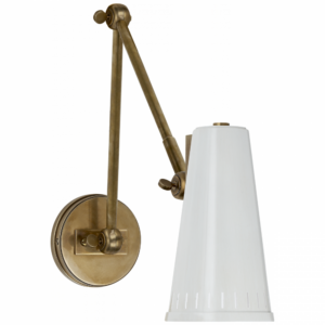 Antonio Adjustable Two Arm Wall Lamp