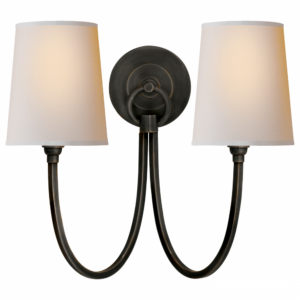 Reed Double Sconce