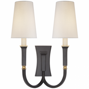 Delphia Large Double Arm Sconce