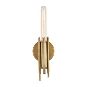 Torres 9-in Vintage Brass 1 Light Wall/Vanity