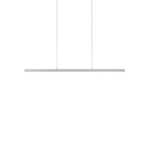 Vega 45-in Brushed Nickel LED Linear Pendant