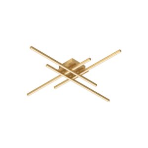 Vega Minor 32-in Brushed Gold LED Flush Mount