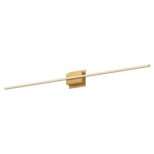Vega Minor 48-in Brushed Gold LED Wall Sconce