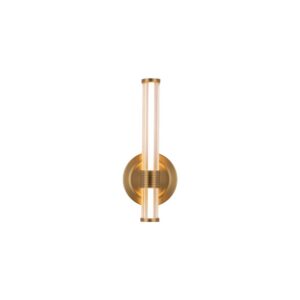 Elsie 12-in Brushed Gold LED Wall/Vanity Light