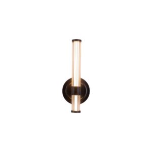 Elsie 12-in Matte Black LED Wall/Vanity Light