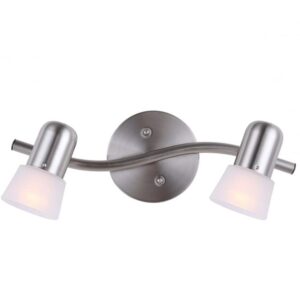 Omni 2 Light Track Lighting, Brushed Pewter Finish
