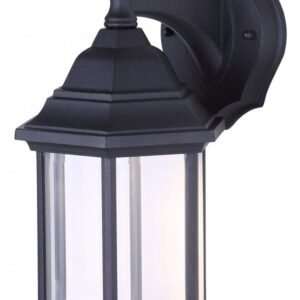 Dane 1 Light Outdoor Lantern, Black Finish