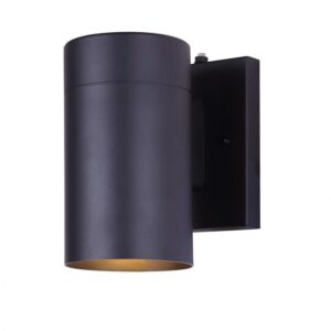 Dawn 1 Light Outdoor Lantern, Black Finish