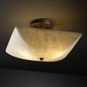 14" Square Semi-Flush Bowl