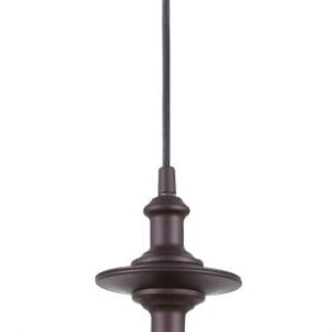 York 1 Light Pendant, Bronze Finish