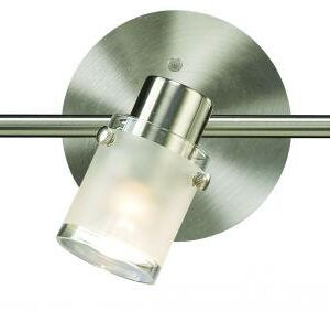 Cole 6 Light Track Lighting, Nickel Finish