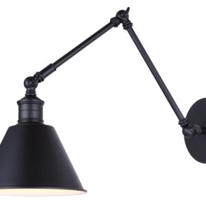 Morocco 1 Light Sconce, Black Finish