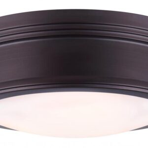 Boku 2 Light Flush Mount, Bronze Finish
