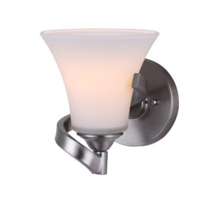 Rue, IVL587A01BN, 1 Lt Vanity, Flat Opal Glass