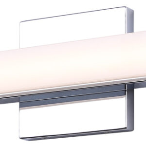 Special Order, LED Vanity, JONAH, BL-30B-18-CH-C, 18inch Width LED Square Bath Vanity, 12W Dimmable