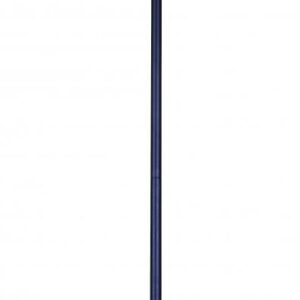 ATLAS, MBK Color, 1 Lt Rod Pendant, Smoke Glass, 40W Type G9, 6" W x 9.25 - 57.25" H