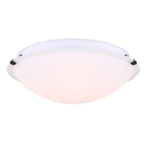 9 Series, 3 Light Flush Mount, Black Finish