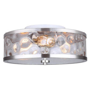 CALA, 3 Lt Flush Mount, 60W Type A, 16" W x 6 3/4" H, Easy Connect Included