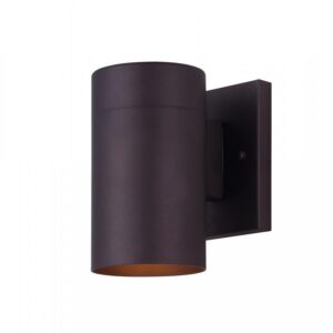 Night Sky 1 Light Outdoor Lantern, Bronze Finish