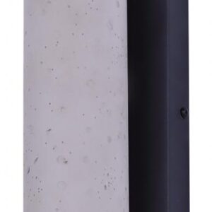 RIVO, LOL518BK, BK (Sand) Color, LED Outdoor Up and Down Light, Cement and Acrylic, 3000K