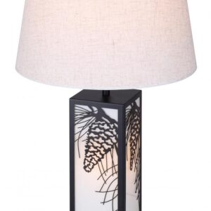 Coy 2 Light matte black Table Lamp