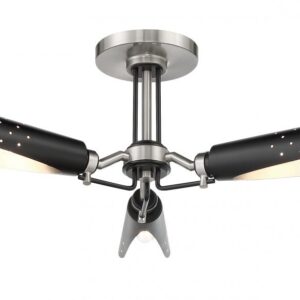 Turbine - 3 Light Semi Flush