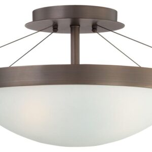 Suspended - 3 Light Semi Flush