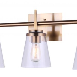 Perla 3 Light Vanity, Metal Finish