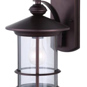 Treehouse 1 Light Outdoor Lantern, Bronze Finish