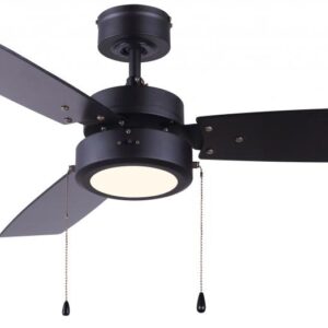 Cfan 42" WALLIS, 3 MDF Blades, Dual Mount, 1x15W Integrated LED, 900Lumen, 3000K, No Limiter